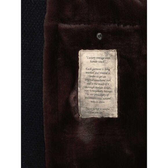 Al Duca D'aosta Men Coat With Faux Fur